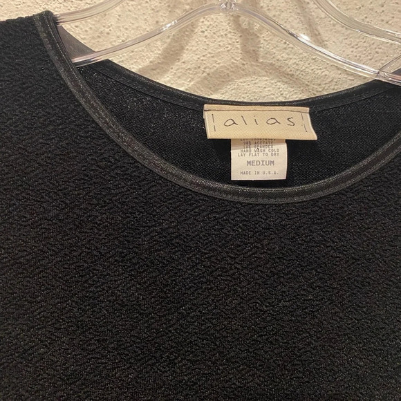 Alias Vintage Textured Midi Dress Size Medium EUC - Picture 2 of 4